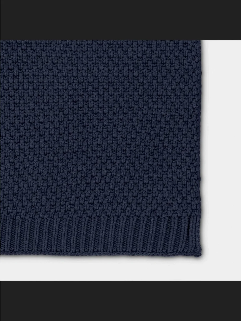 Everyday Knit Throw Blanket Dark Blue - Threshold™